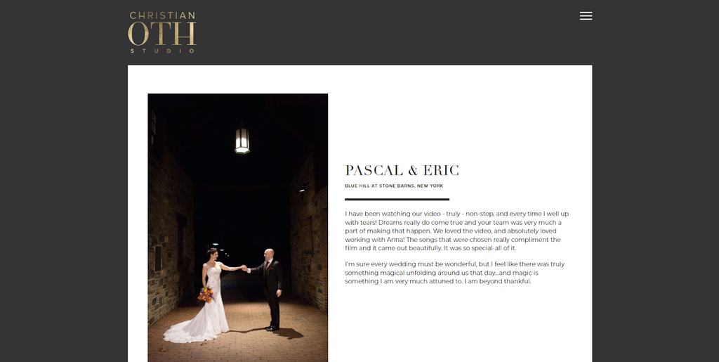 Página web de Christian Oth Studio.