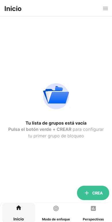 Crear una lista de grupos en BlockSite.