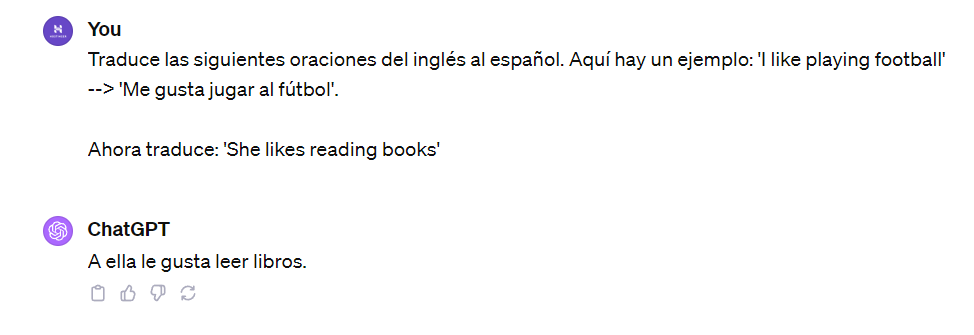 Ejemplo de prompt de traducci&oacute;n en ChatGPT-4.