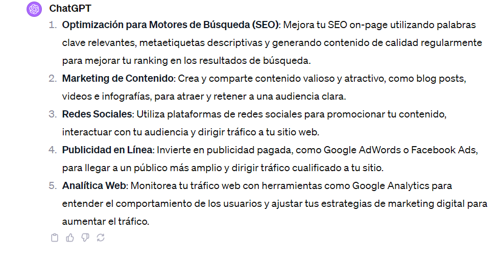 Ejemplo de contexto impl&iacute;cito en ChatGPT.