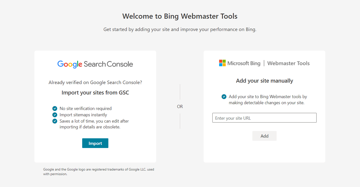 Secci&oacute;n para a&ntilde;adir sitemap en Bing