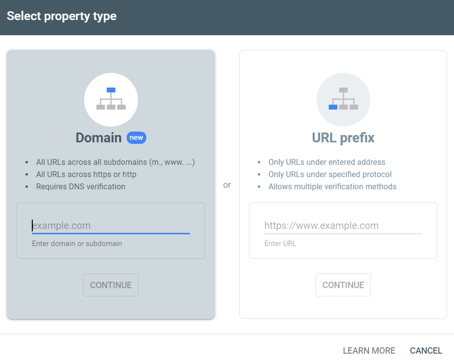 Secci&oacute;n para enviar URL en Google Search Console