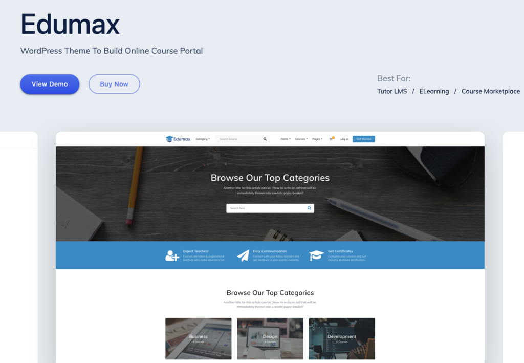 Tema Edumax de Tutor