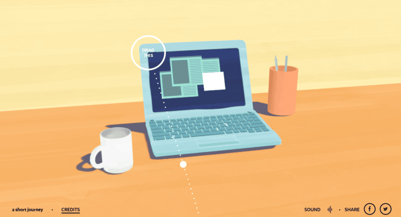 Página web de A Short Journey