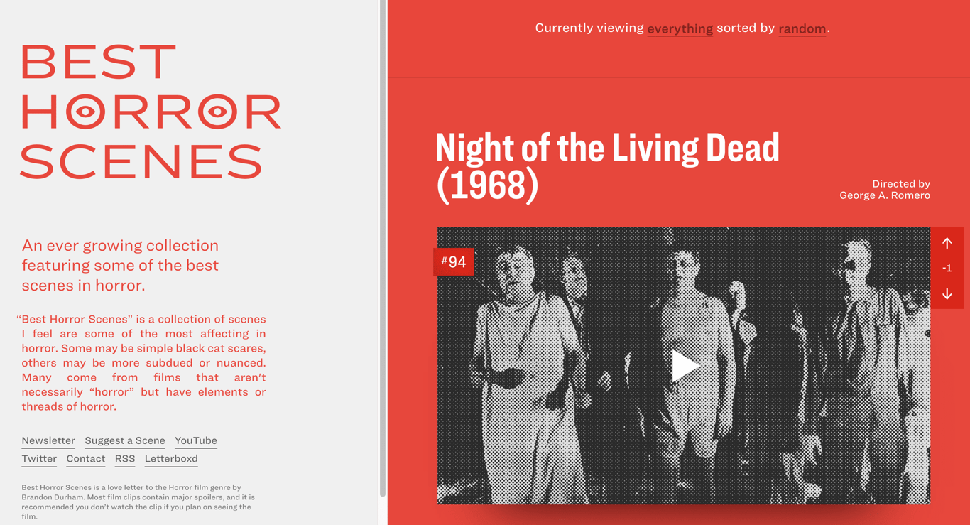 Web de Best Horror Scenes