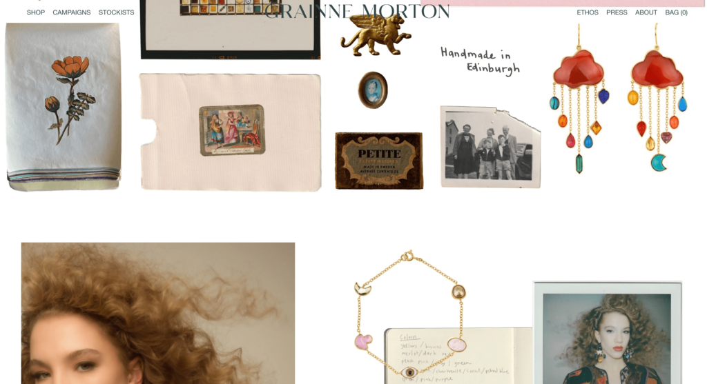 Ejemplo de comercio electrónico Grainne Morton