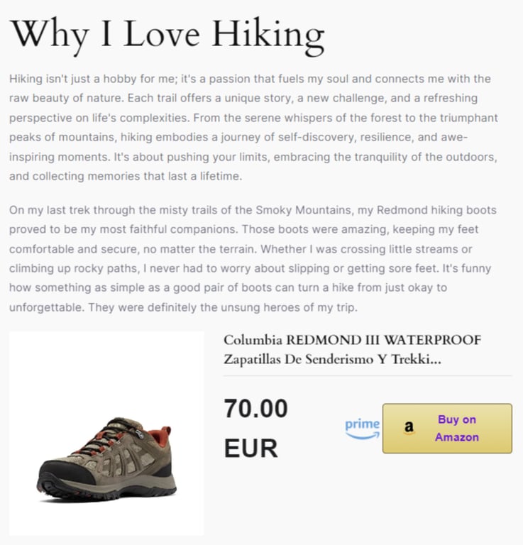 Ejemplo de uso del plugin de Hostinger Amazon