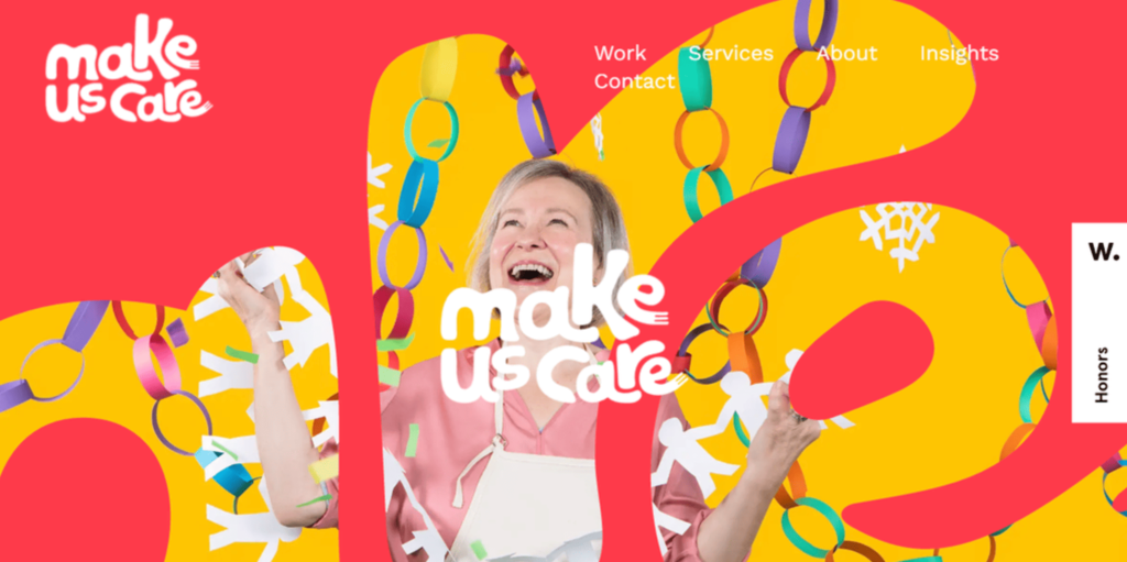 Web de Make Us Care
