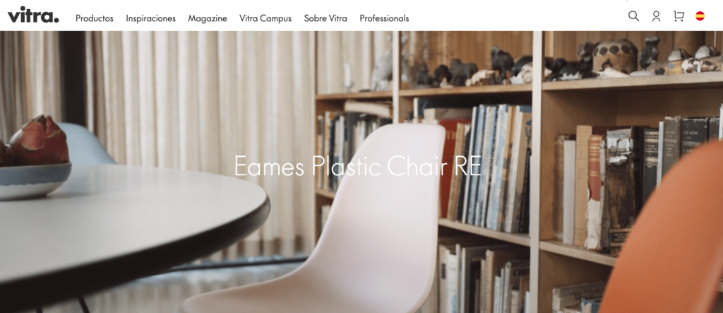 Ejemplo de tienda online Vitra