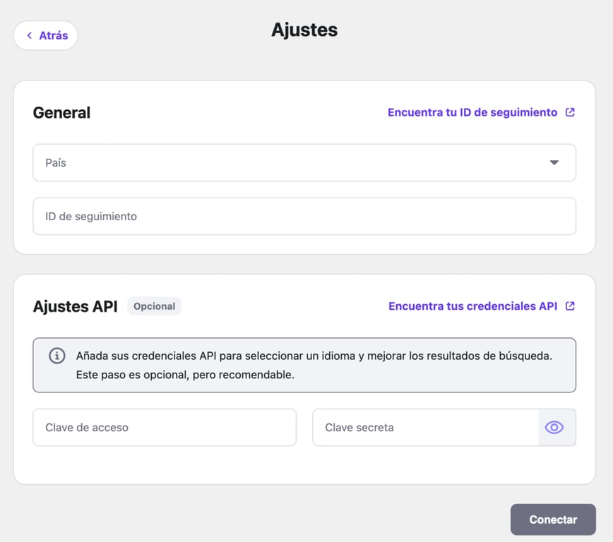 Ajustes del plugin Hostinger Affiliate Marketing Tools