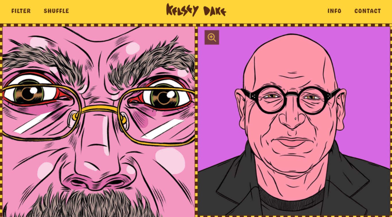 sitio web de Kelsey Dake