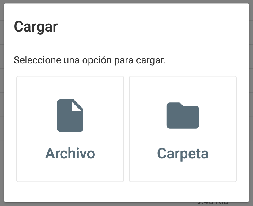 Cargar archivos en hPanel