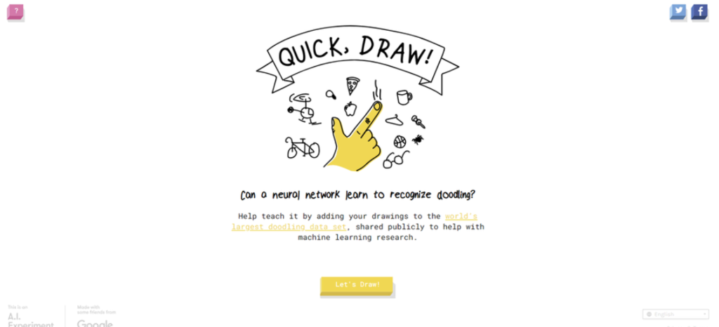 P&aacute;gina Quick, Draw!