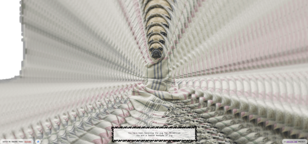 P&aacute;gina The Pug In A Rug