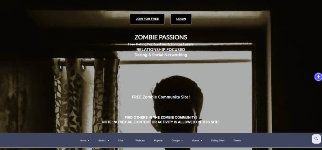 P&aacute;gina Zombie Passions