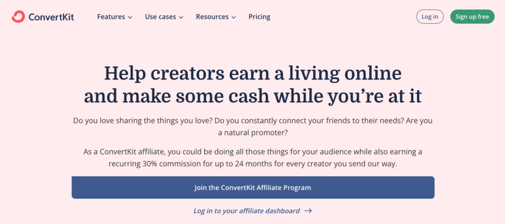 Sitio web de ConvertKit