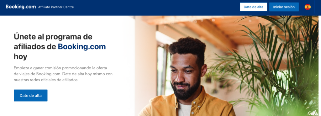 Sitio web de Booking