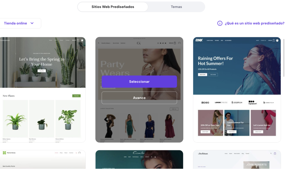 Asistente de configuraci&oacute;n de hPanel