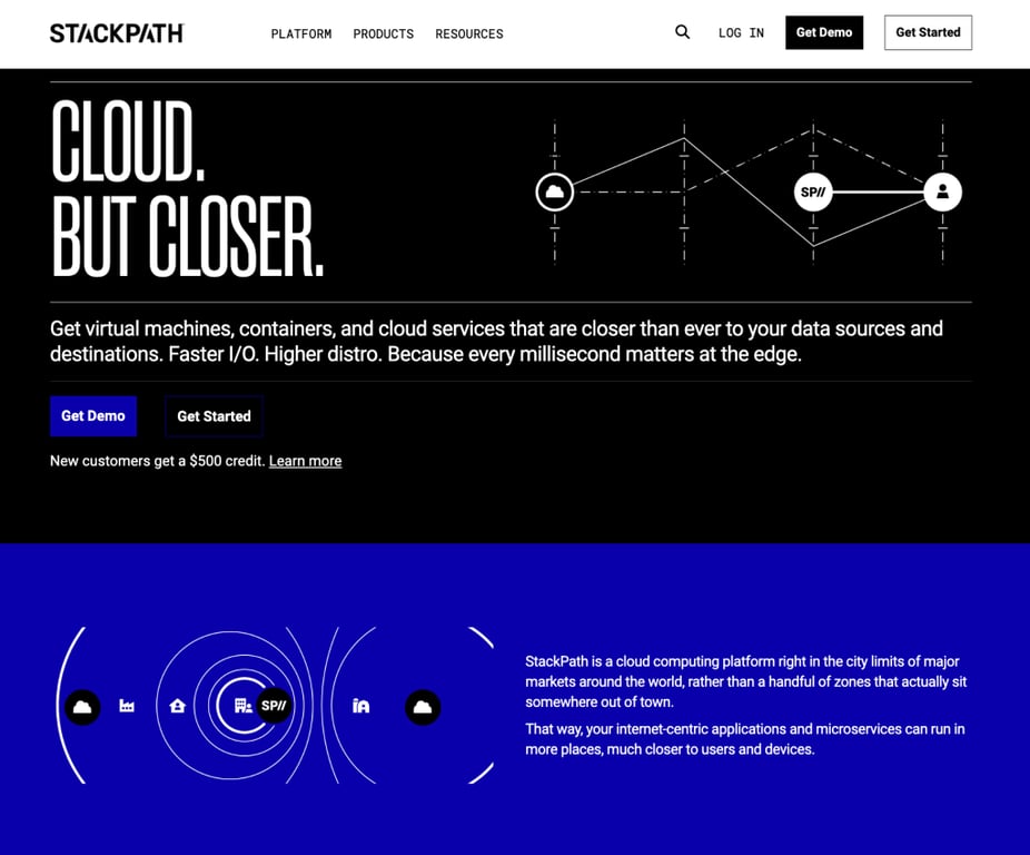 Sitio web de StackPath