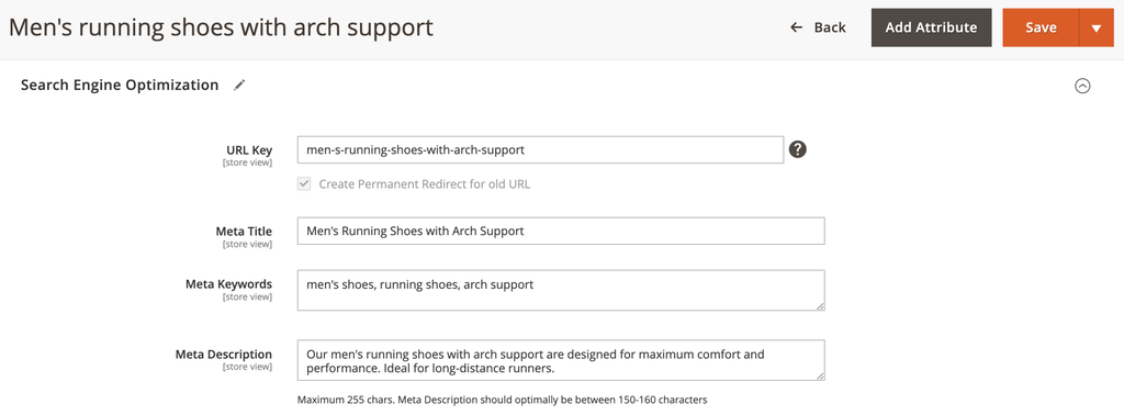 Configurando las metaetiquetas en Magento
