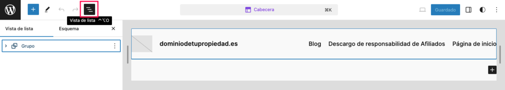 Vista de lista en WordPress