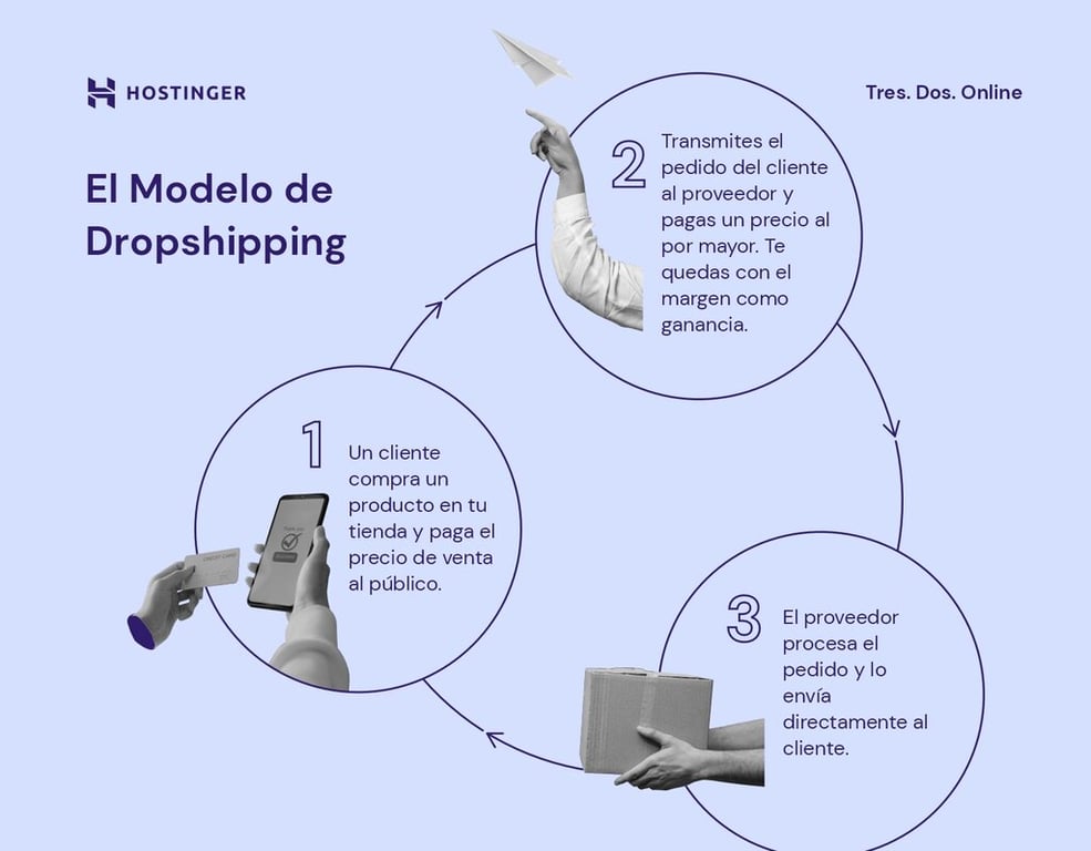 Infografía sobre dropshipping