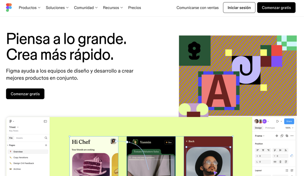 Sitio web de Figma