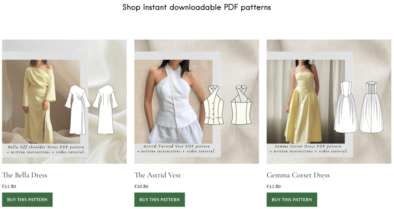 Sitio web de Lizzie Studio