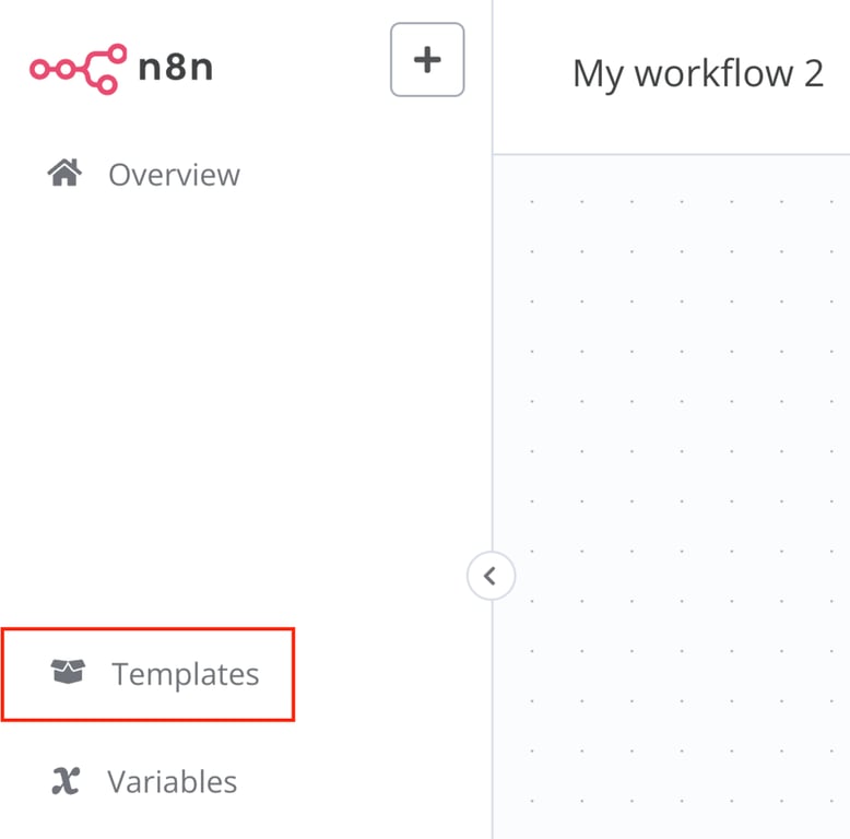 Plantillas del workflow de n8n