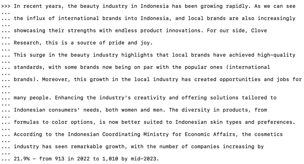 Terminal que muestra un mensaje para fines de formaci&oacute;n.