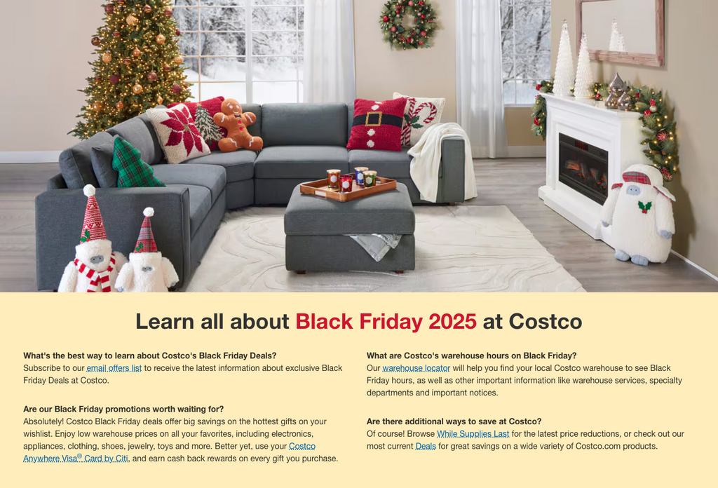 Sitio web de Costco
