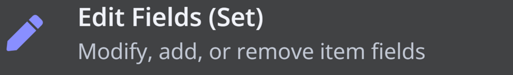 Opci&oacute;n Editar campos (establecer)