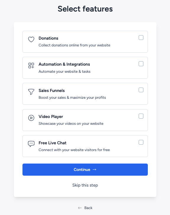 Funciones de comercio electr&oacute;nico opcionales de Astra