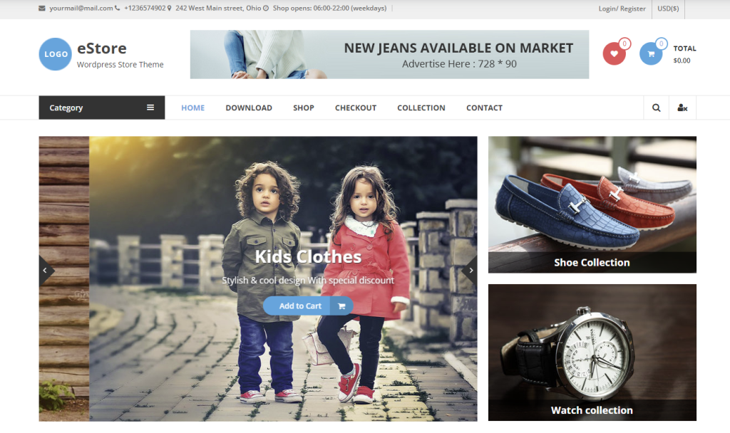 P&aacute;gina de demostraci&oacute;n de la tienda electr&oacute;nica