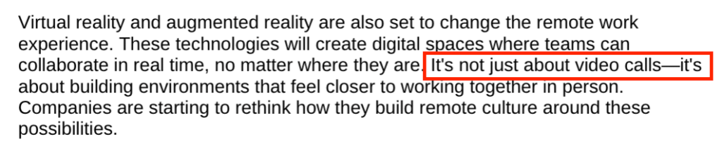 Vista previa que resalta clich&eacute;s estructurales sin cambios en el art&iacute;culo editado con Skill