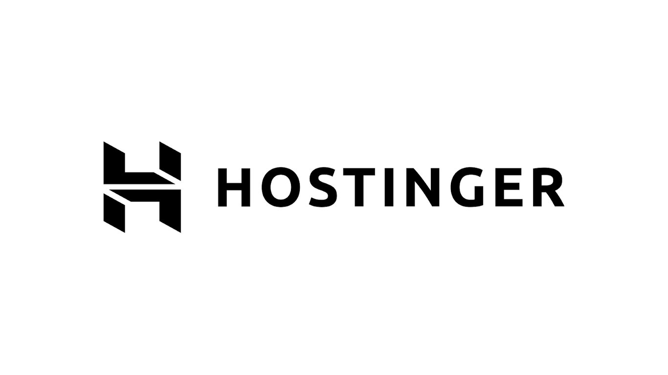 Logo de Hostinger sobre fondo blanco