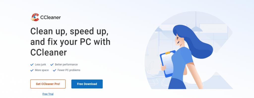 P&aacute;gina oficial de CCleaner
