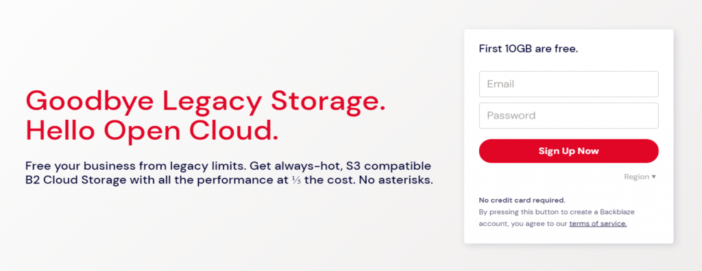 P&aacute;gina oficial de Backblaze Business Backup