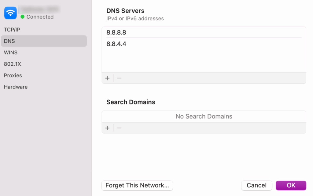 La pesta&ntilde;a DNS en macOS