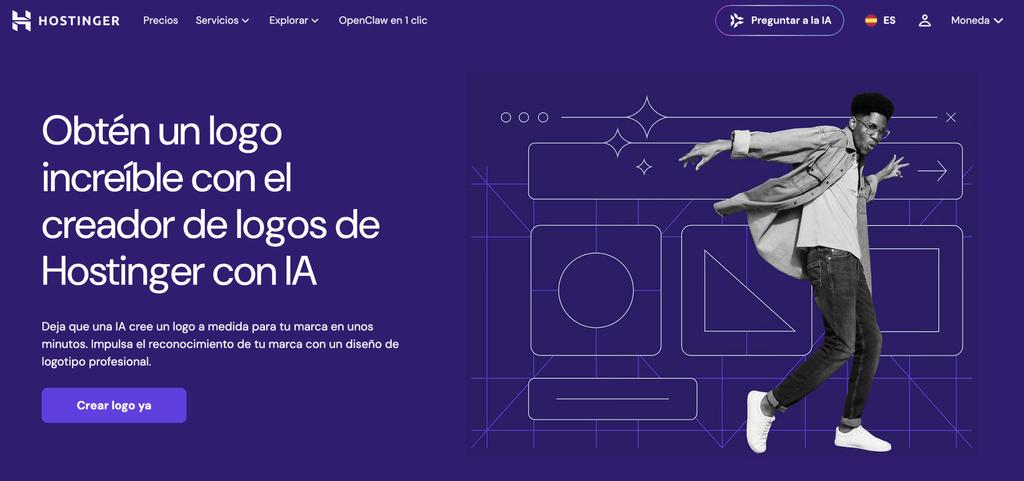 Cómo crear un logo: creador de logos con IA de Hostinger