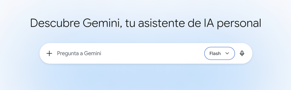 Caja de prompt de Gemini