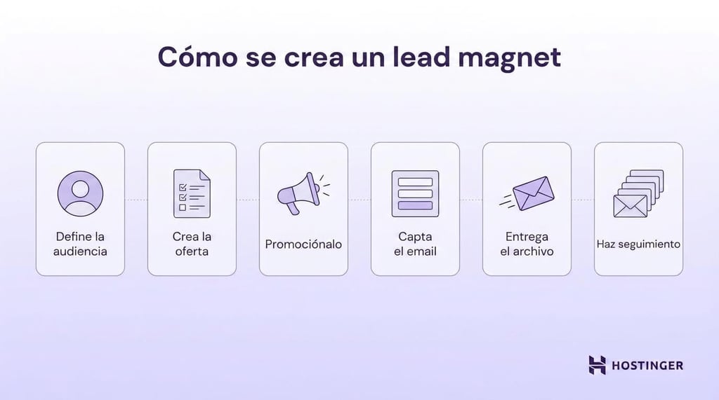Seis pasos para crear un lead magnet eficaz