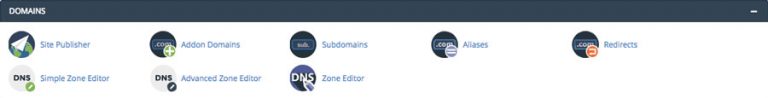 Fitur manajemen domain cpanel