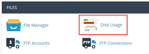 Status penggunaan disk