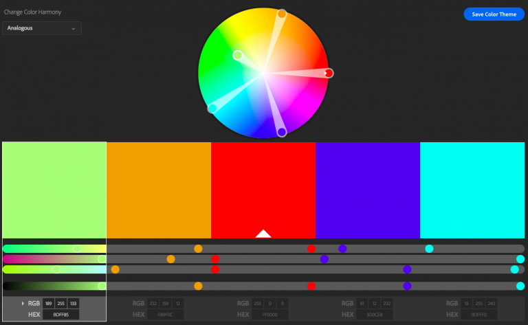 Adobe Color Wheel