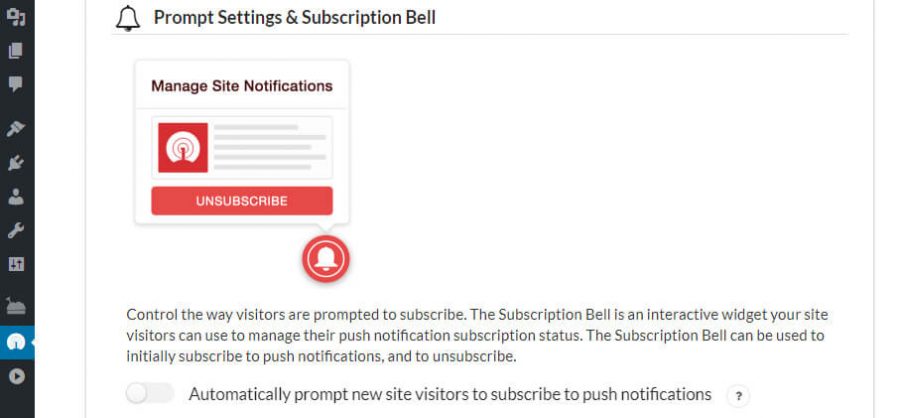 Push Notification untuk pengguna baru
