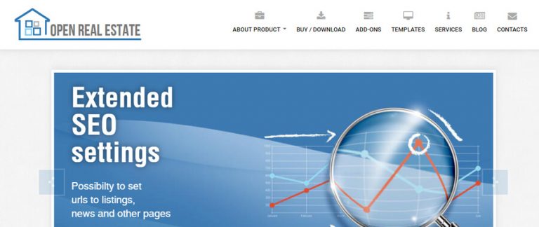 CMS online shop - Open Real Estate