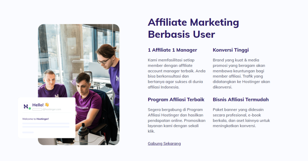 program afiliasi hostinger