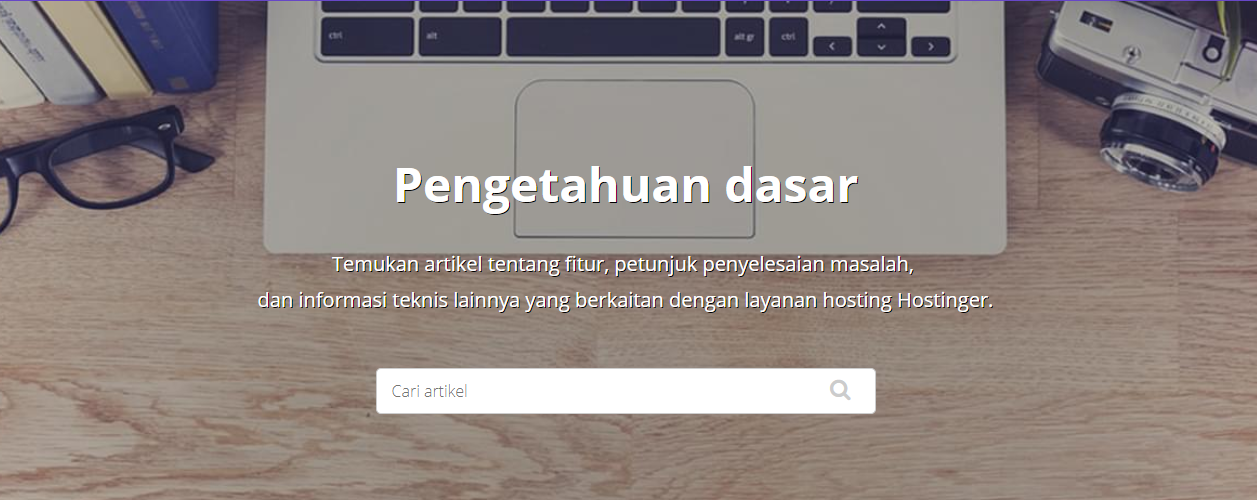 Halaman Knowledge Base (Pengetahuan Dasar)