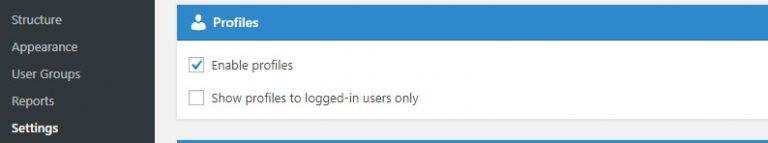 Atur pengaturan profil